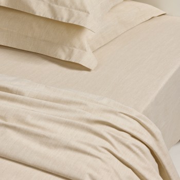 DAS HOME ΣΕΝΤΟΝΙ ΗΜΙΔΙΠΛΟ ΜΕ ΛΑΣΤΙΧΟ 120*200+35 BEIGE 5446 BEIGE