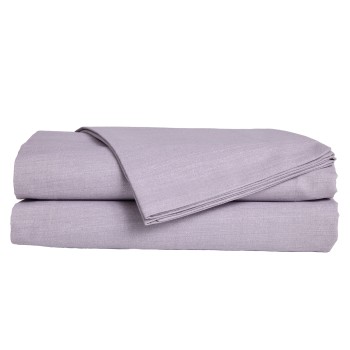 DAS HOME ΣΕΝΤΟΝΙ ΗΜΙΔΙΠΛΟ ΜΕ ΛΑΣΤΙΧΟ 120*200+35 LILAC 5449 LILAC