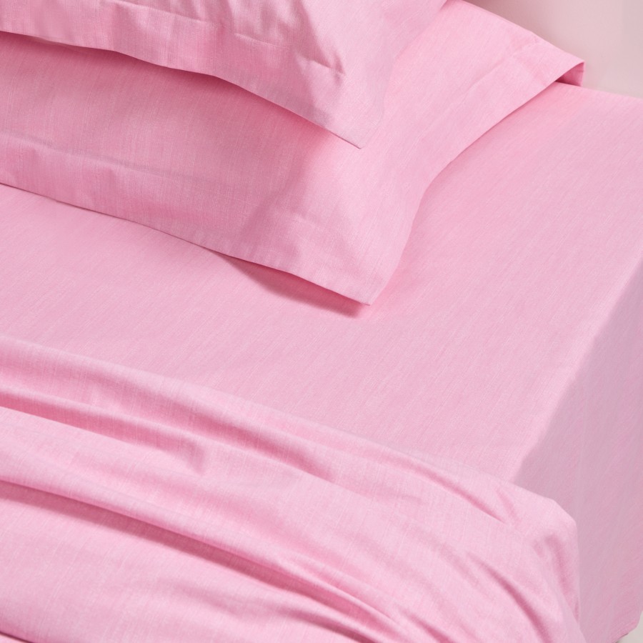 DAS HOME ΣΕΝΤΟΝΙ KING ΜΕ ΛΑΣΤΙΧΟ 180*200+35 PINK 5450 PINK