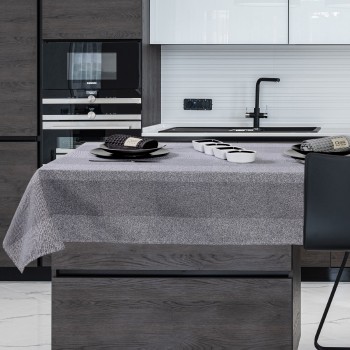 DAS HOME ΤΡΑΠΕΖΟΜΑΝΤΗΛΟ 140Χ240 0898 GREY