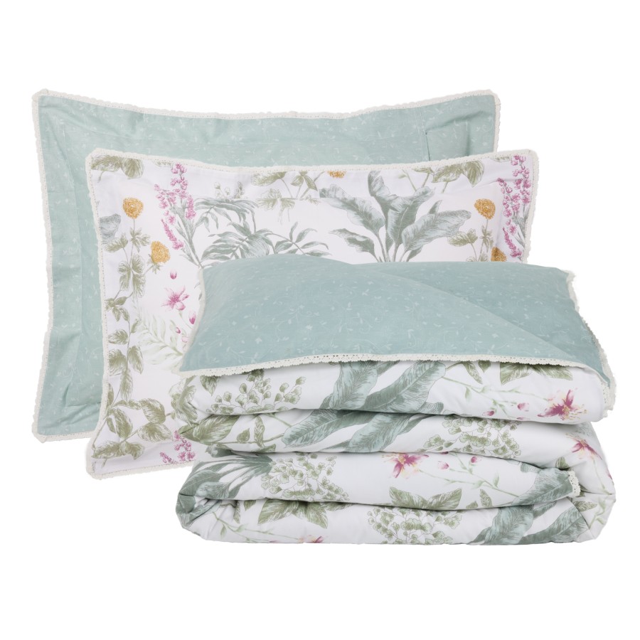 DAS HOME ΣΕΝΤΟΝΙΑ ΣΕΤ KING PRESTIGE 1715 GREEN, IVORY