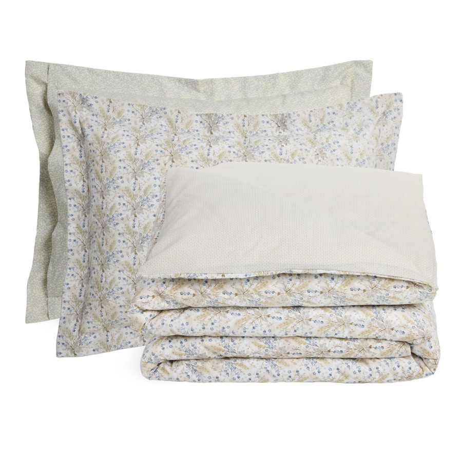 DAS HOME ΣΕΤ ΣΕΝΤΟΝΙΑ ΥΠΕΡΔΙΠΛΑ ΜΕ ΛΑΣΤΙΧΟ CASUAL 5440 BLUE, TAUPE