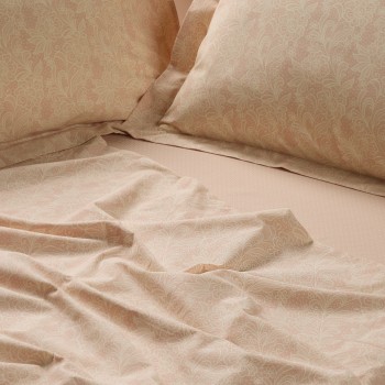 DAS HOME ΣΕΤ ΣΕΝΤΟΝΙΑ ΥΠΕΡΔΙΠΛΑ ΜΕ ΛΑΣΤΙΧΟ CASUAL 5441 IVORY, NUDE