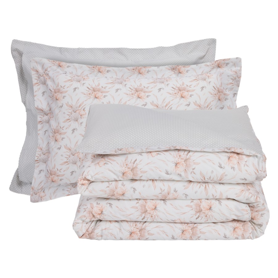 DAS HOME ΣΕΤ ΣΕΝΤΟΝΙΑ ΥΠΕΡΔΙΠΛΑ DAILY 3181 CREAM, GREY