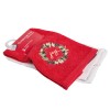 DAS HOME CHRISTMAS ΠΟΤΗΡΟΠΑΝΑ ΣΕΤ 2ΤΜΧ 30X50 0906 RED, WHITE