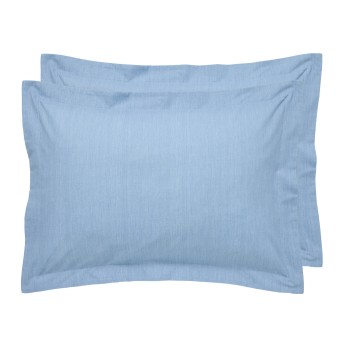 DAS HOME ΖΕΥΓΟΣ ΜΑΞΙΛΑΡΟΘΗΚΕΣ CASUAL BLUE 5447 BLUE