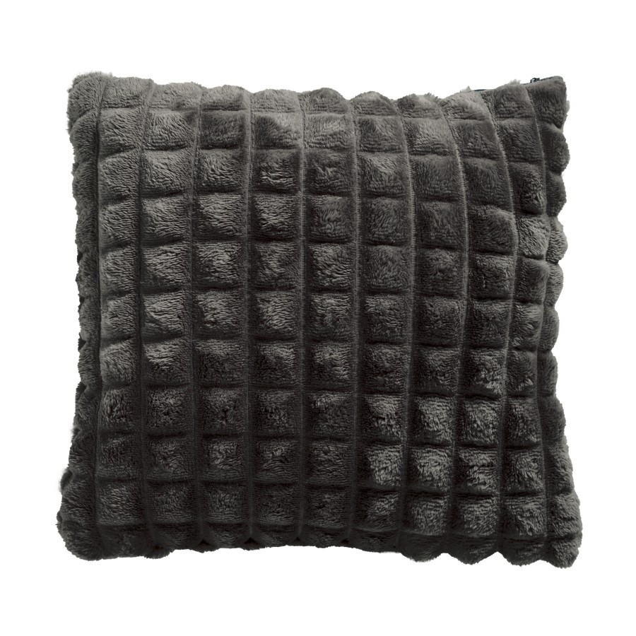 DAS HOME ΔΙΑΚΟΣΜΗΤΙΚΟ ΚΑΛΛΥΜΑ ΜΑΞΙΛΑΡΙΟΥ 40X40 1390 DARK GREY
