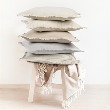 DAS HOME ΔΙΑΚΟΣΜΗΤΙΚΟ ΜΑΞΙΛΑΡΙ 45X45 0303 GREY