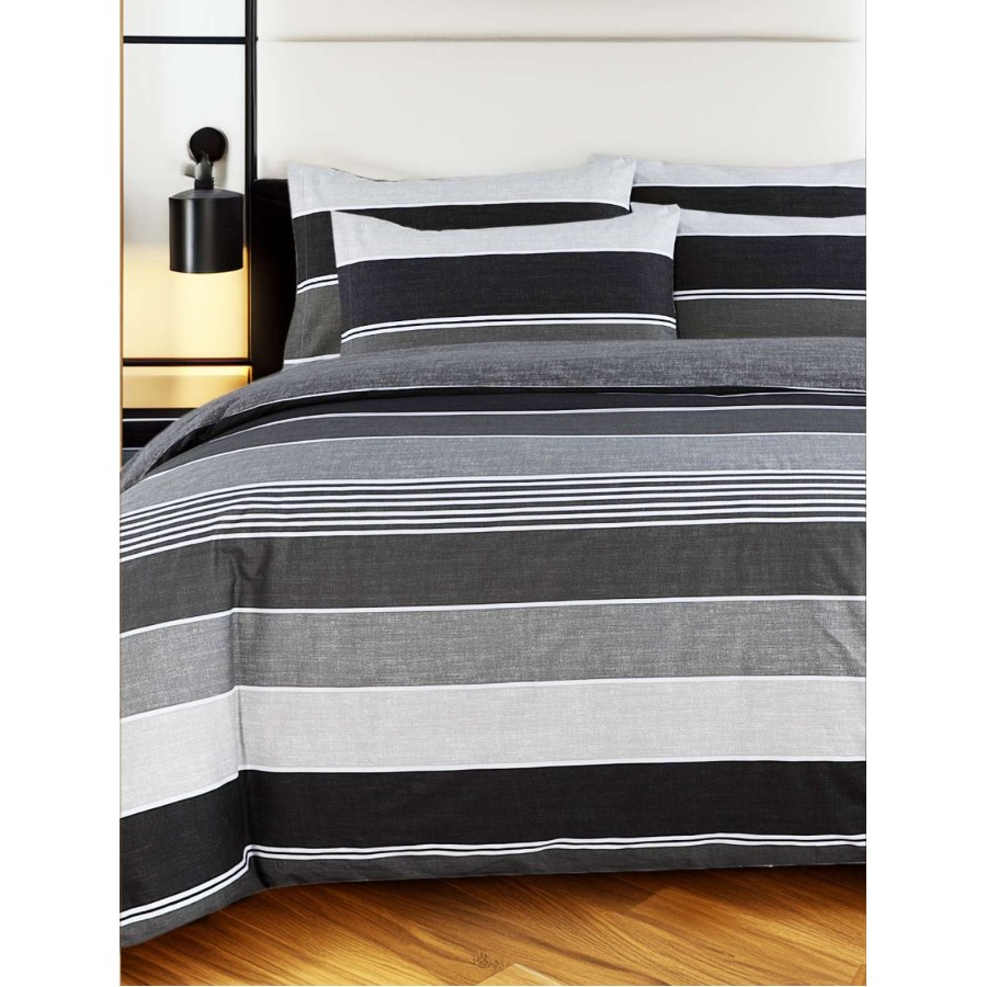 Σετ Σεντόνια Υπέρδιπλα Grego Grey 4Τμχ 240X270 Espree