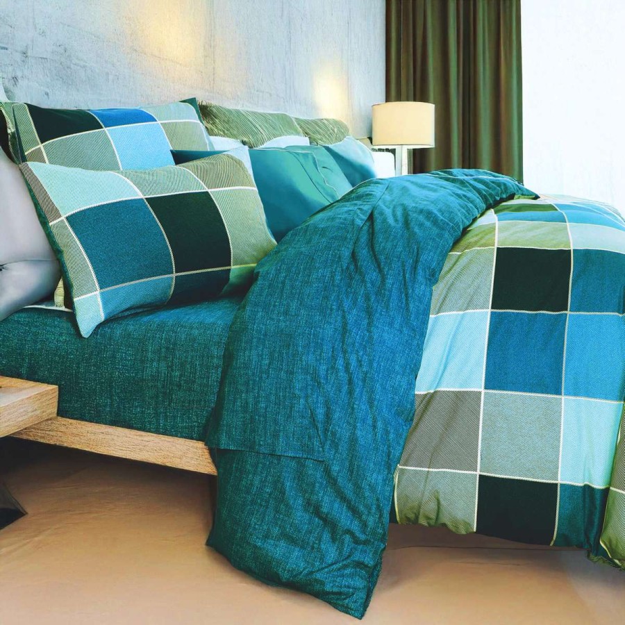 Σετ Σεντόνια Υπέρδιπλα Naty Blue 4Τμχ 240X270 Espree