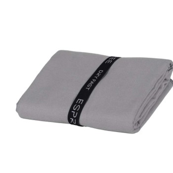Πετσέτα Θαλάσσης Microfiber Solid Grey 90X170 Espree