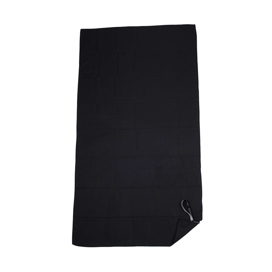 Πετσέτα Θαλάσσης Microfiber Solid Black 90X170 Espree