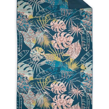 Πετσέτα Θαλάσσης Microfiber Jungle Petrol 80X160 Espree