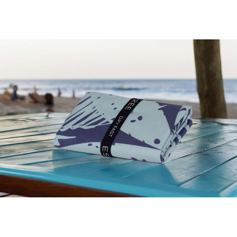 Πετσέτα Θαλάσσης Microfiber Palm Blue 80X160 Espree