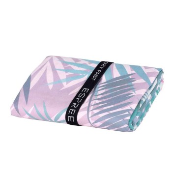 Πετσέτα Θαλάσσης Microfiber Leaves Green 80X160 Espree