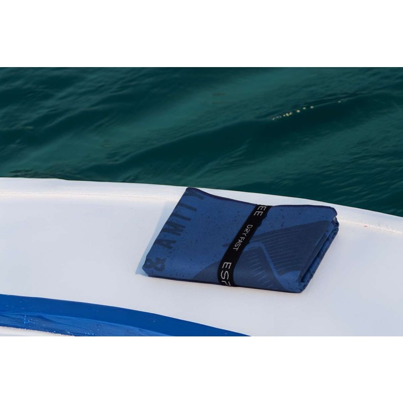 Πετσέτα Θαλάσσης Microfiber Anchor Blue 80X160 Espree