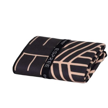 Πετσέτα Θαλάσσης Microfiber Glam Black 80X160 Espree