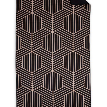 Πετσέτα Θαλάσσης Microfiber Glam Black 80X160 Espree