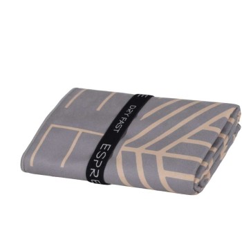 Πετσέτα Θαλάσσης Microfiber Glam Grey 80X160 Espree