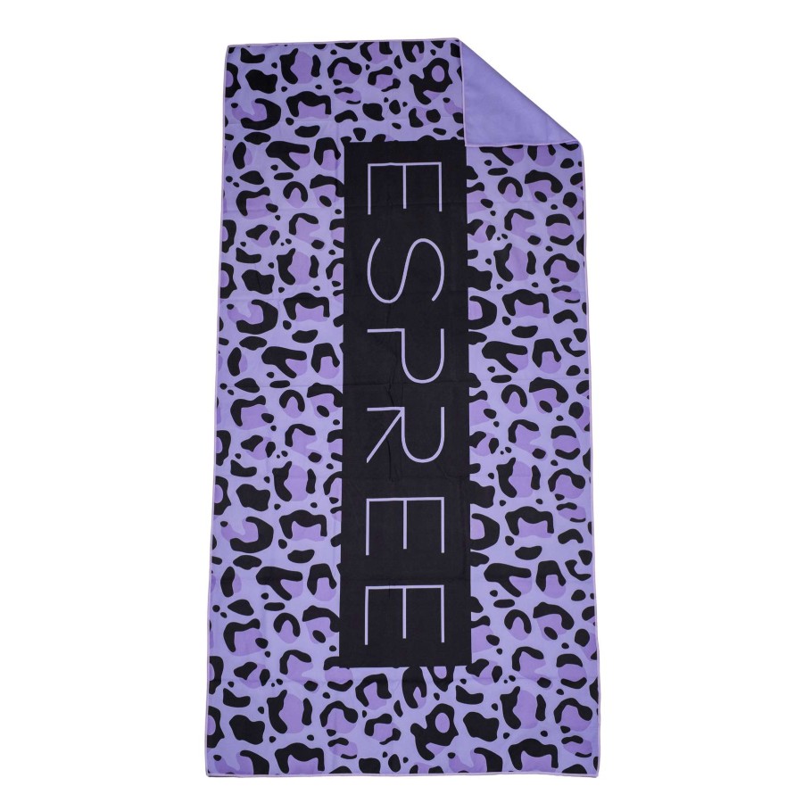 Πετσέτα Θαλάσσης Microfiber Leopard Lilac 80X160 Espree