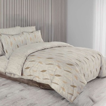 Σετ Σεντόνια Μονά Cypres Beige 3Τμχ 170X270 Espree
