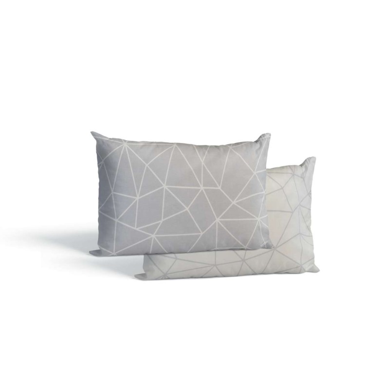 Σετ Μαξιλαροθήκες Βαμβακερές Mila Grey 2Τμχ 52X72 Espree