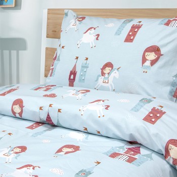 LINO Παιδικό Πάπλωμα (160x240) Cloud Kingdom Μέντα