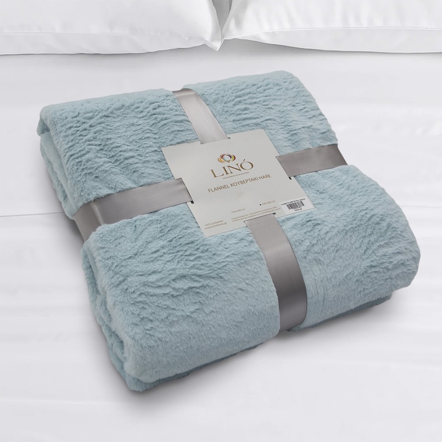 LINO ΚΟΥΒΕΡΤΑ HARE PETROL 150X200