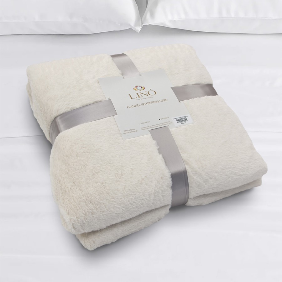 LINO ΚΟΥΒΕΡΤΑ HARE CREAM 200X220