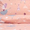 LINO Σετ Παιδική Παπλωματοθήκη (160x240) Dreamy Dancers Κοραλί