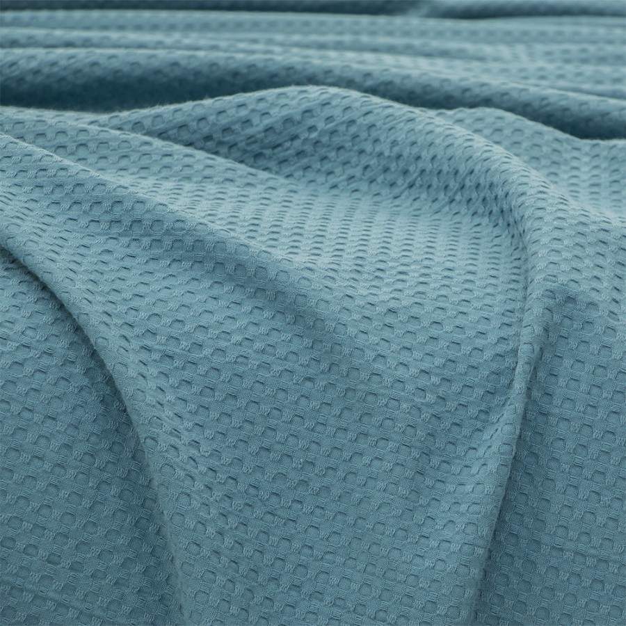 LINO Κουβέρτα Ημίδιπλη (170x240) Πικέ Cocoon Πετρόλ