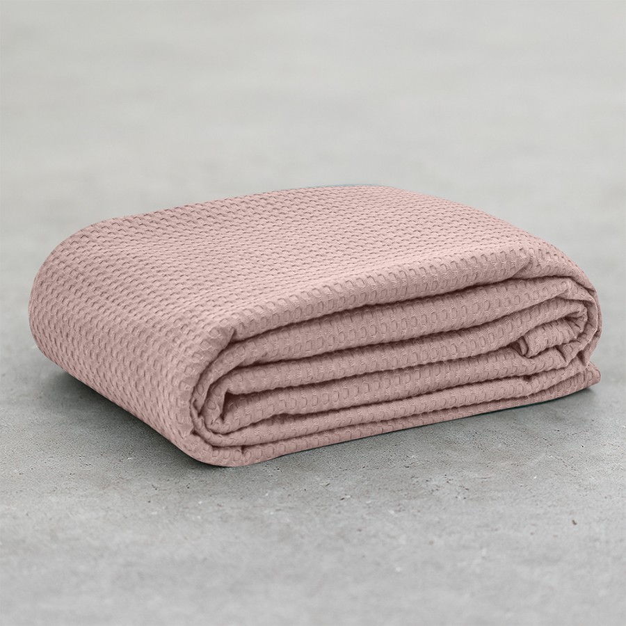 LINO Κουβέρτα Ημίδιπλη (170x240) Πικέ Cocoon Ροζ