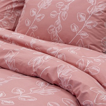 LINO Σετ Σεντόνια Με Λάστιχο (105x200+32) Dejar Ροζ