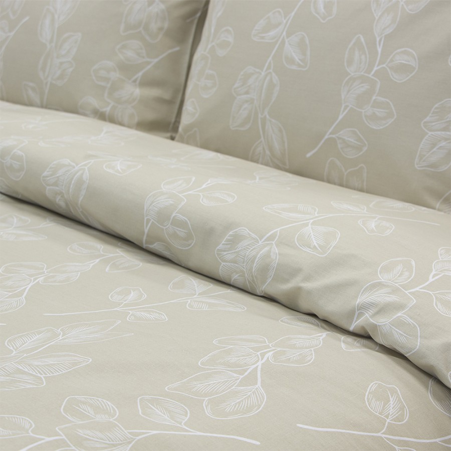 LINO Σετ Παπλωματοθήκη Μονή (165x245) Dejar Μπεζ