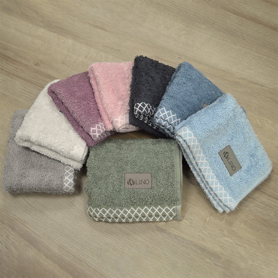 LINO Πετσέτα Χεριών (30x50) Marley Κοραλί