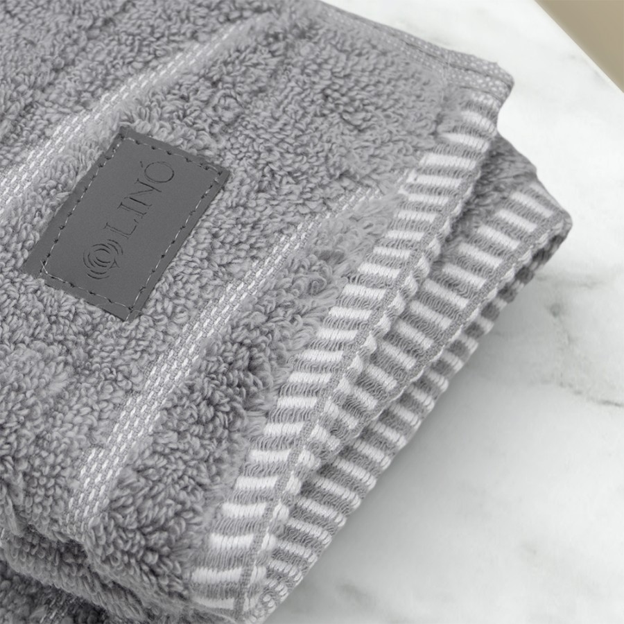 LINO Πετσέτα Χεριών (40x60) Loomline Γκρι