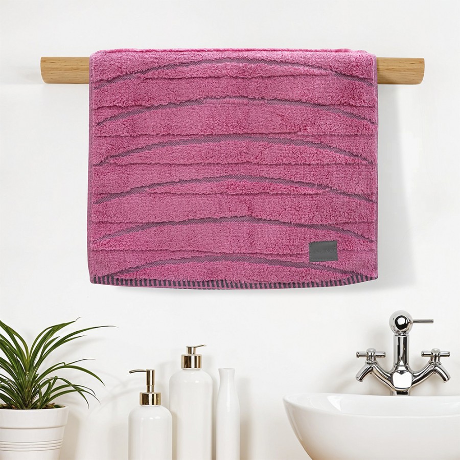 LINO Πετσέτα Χεριών (40x60) Loomline Κοραλί