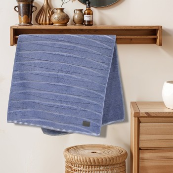 LINO Πετσέτα Προσώπου (50x100) Loomline Ντένιμ