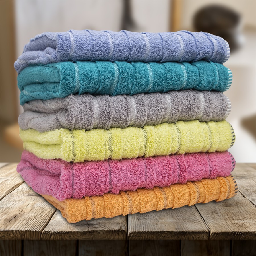 LINO Πετσέτα Σώματος (80x150) Loomline Γκρι