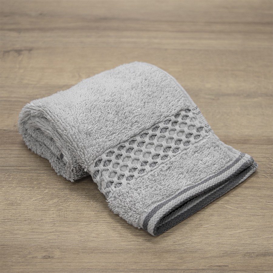 LINO Πετσέτα Χεριών (30x50) Igalo Ασημί