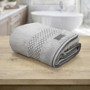 LINO Πετσέτα Προσώπου (50x90) Igalo Ασημί