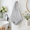 LINO Πετσέτα Προσώπου (50x90) Igalo Ασημί