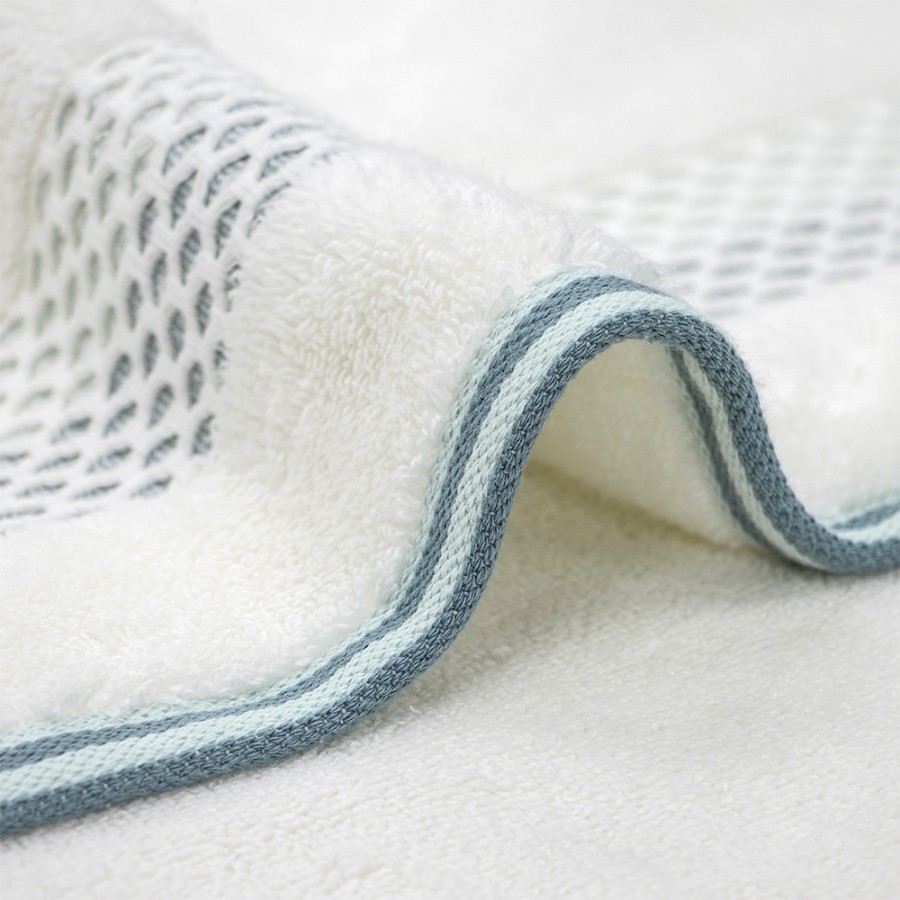 LINO Πετσέτα Σώματος (70x140) Igalo Λευκό/Μέντα