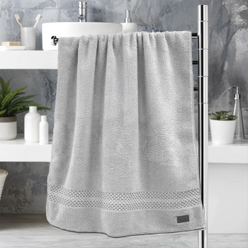 LINO Πετσέτα Σώματος (70x140) Igalo Ασημί