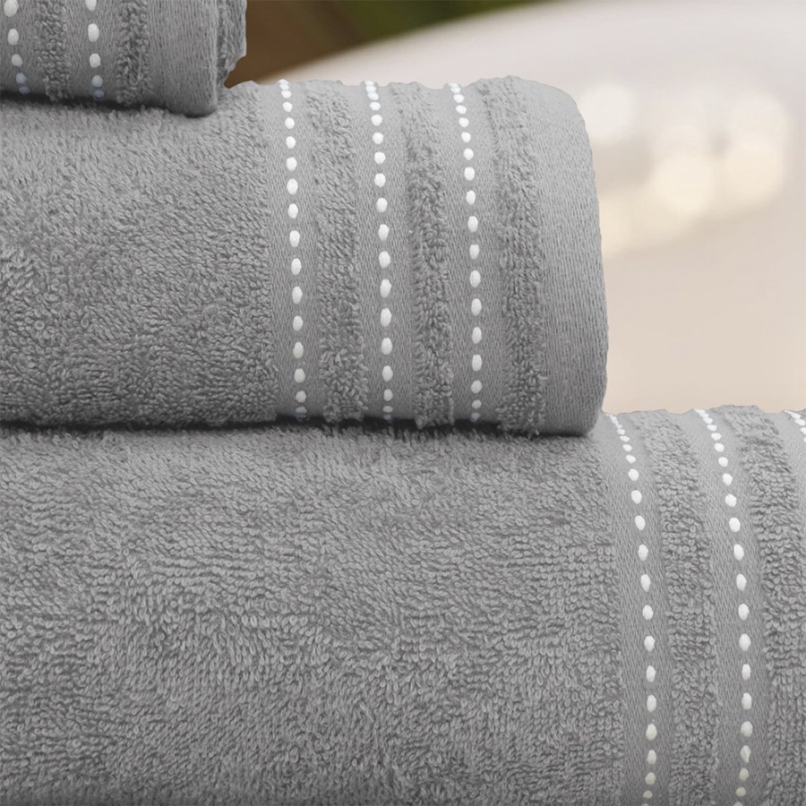 LINO Σετ πετσέτες 3τμχ (30x50,50x90,70x140) Veluva Μόκα