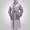 LINO Μπουρνούζι με κουκούλα Medium Revel Μωβ