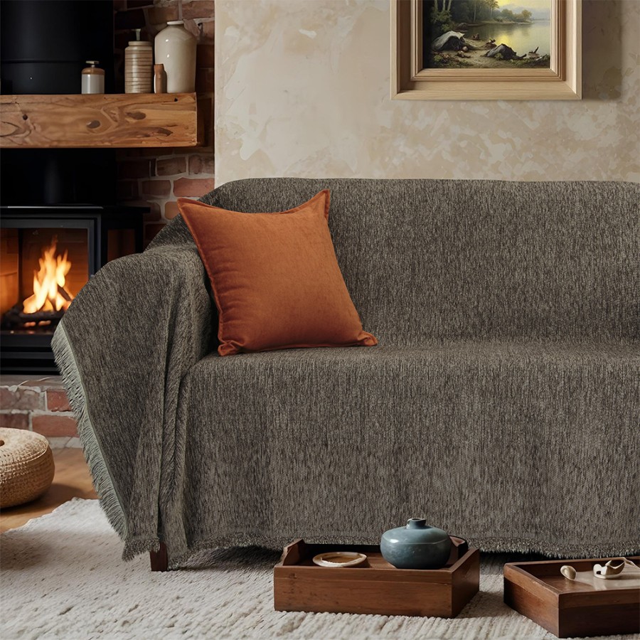 LINO Ριχτάρι Κανάπέ Τριθέσιο (180x300) Malta Μόκα