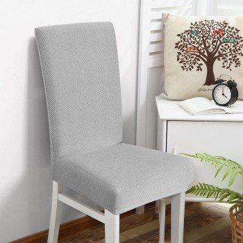 LINO Κάλυμμα Καρέκλας Ελαστικό Elegance Ανοιχτό Γκρι