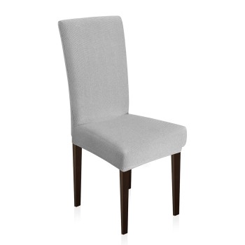 LINO Κάλυμμα Καρέκλας Ελαστικό Elegance Ανοιχτό Γκρι