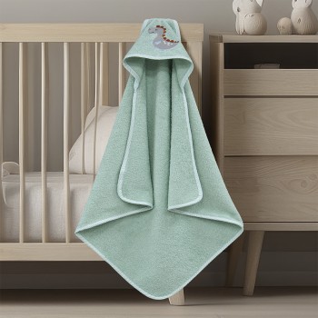 LINO Κάπα Μπεμπέ (75x75) Lagarto Mint